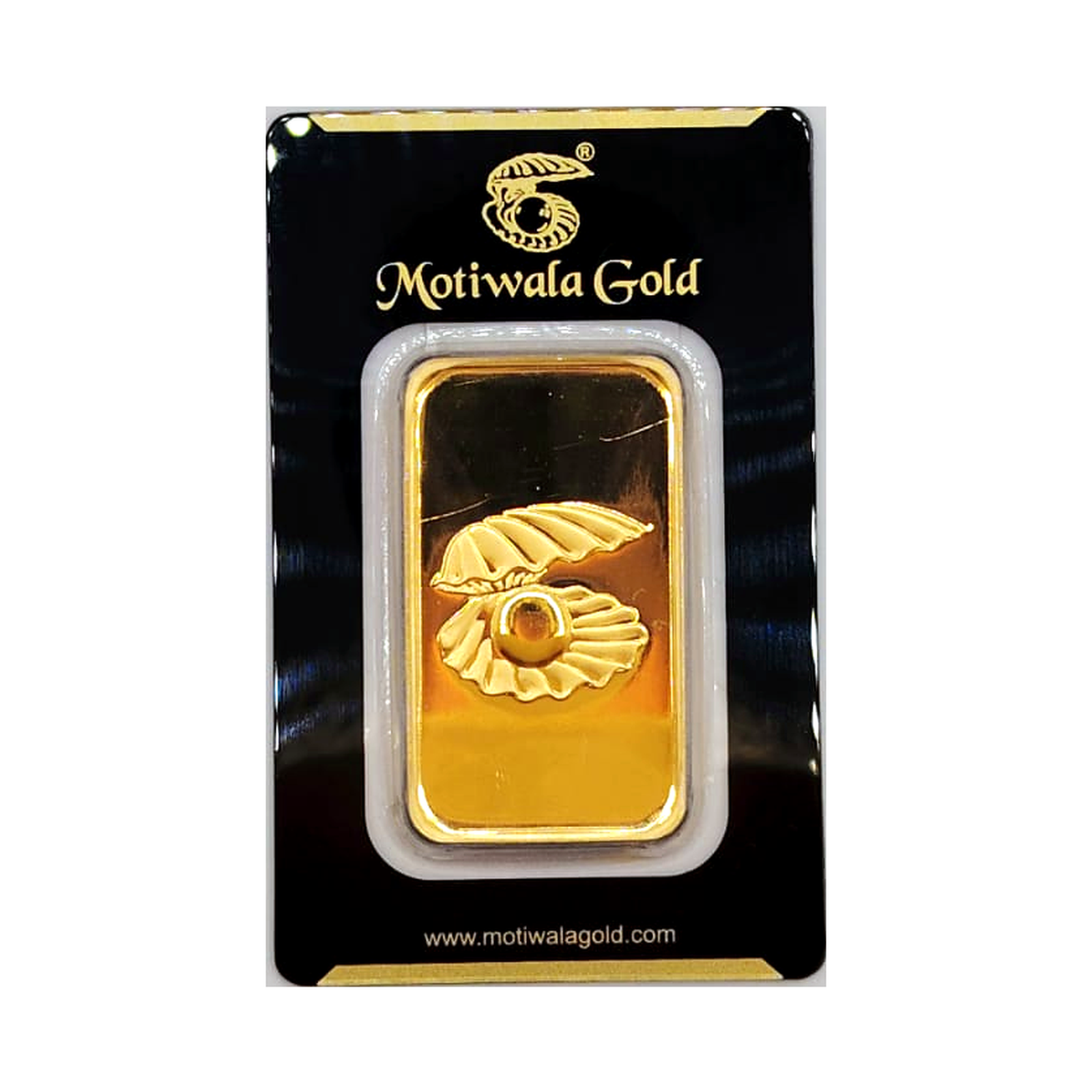 Motiwala Golden Pearl 100g Fine Gold Bar — 999.9