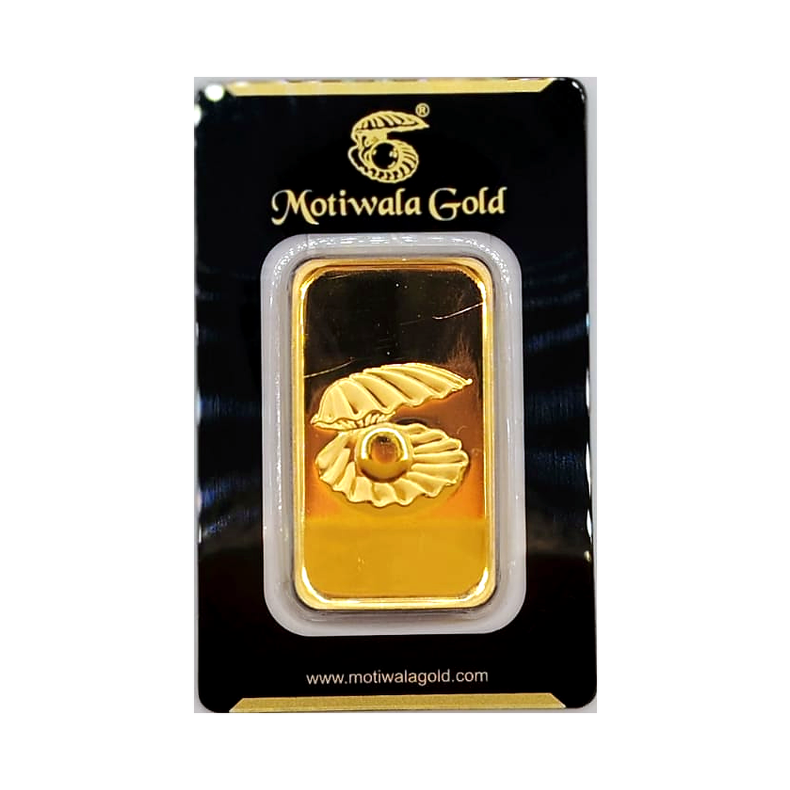Motiwala Golden Pearl 100g Fine Gold Bar — 999.9