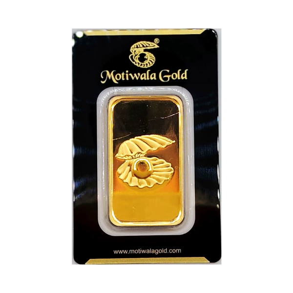 Motiwala Golden Pearl 100g Fine Gold Bar — 999.9