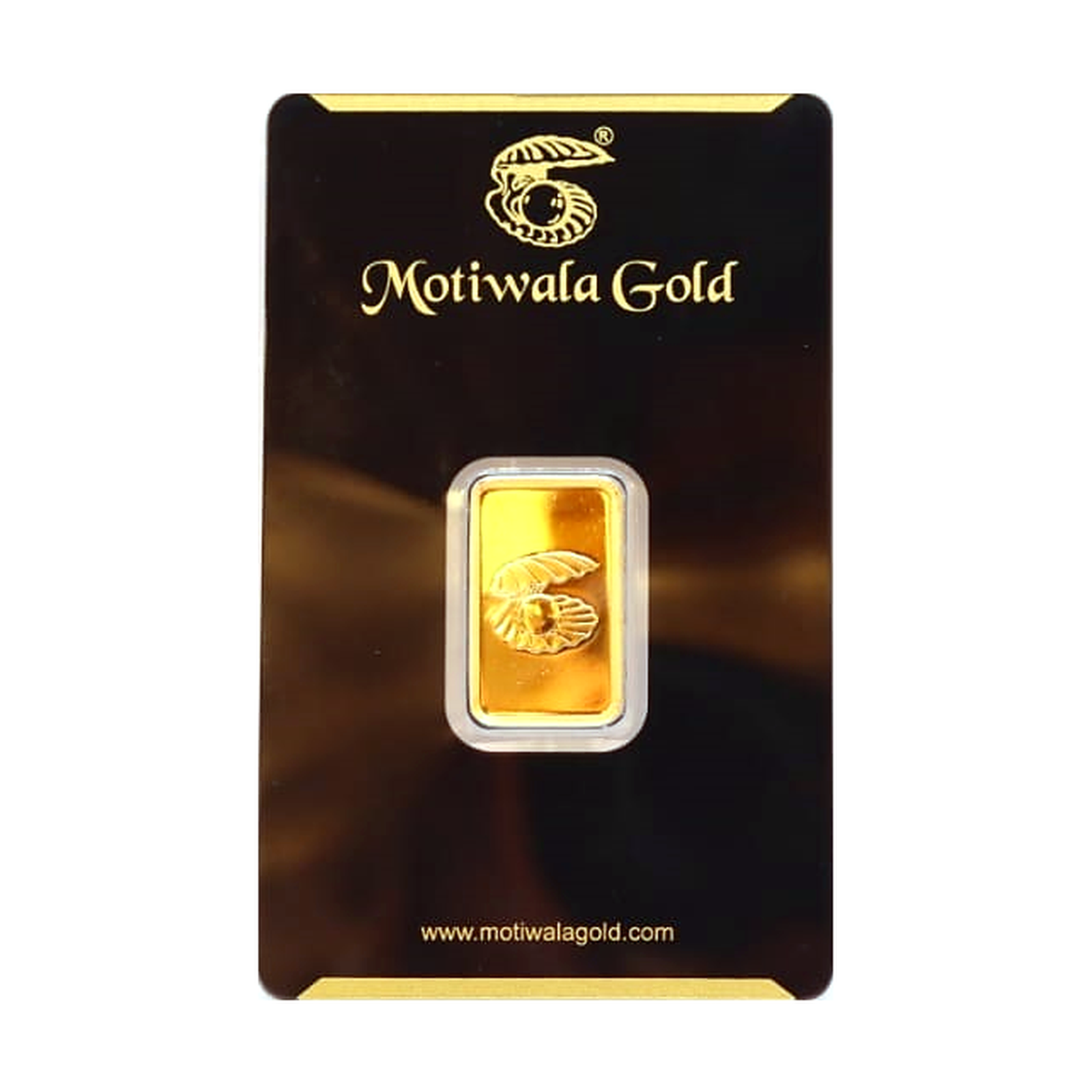 Motiwala Golden Rose 1g Fine Gold Bar — 999.9
