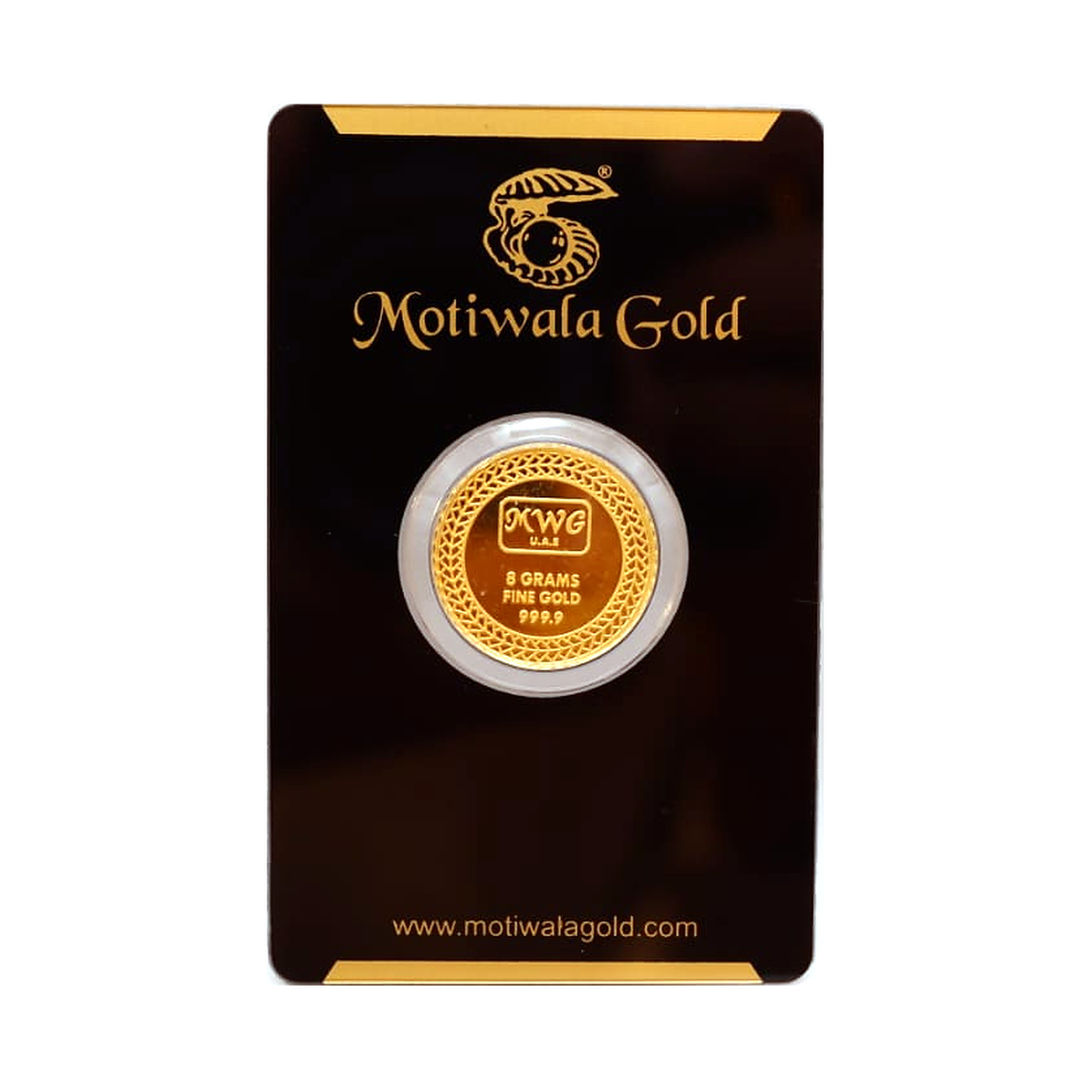 Motiwala Heritage Emblem 8g Fine Gold Coin — 24K