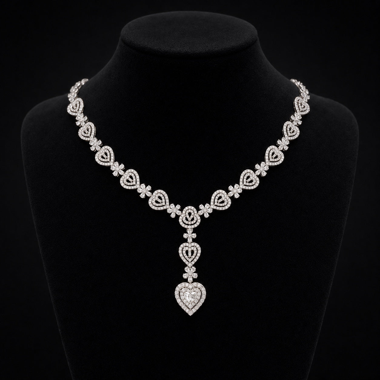 Eternal Heart Diamond Necklace