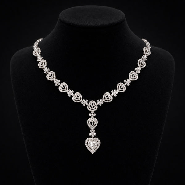 Eternal Heart Diamond Necklace