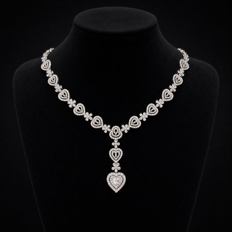 Eternal Heart Diamond Necklace