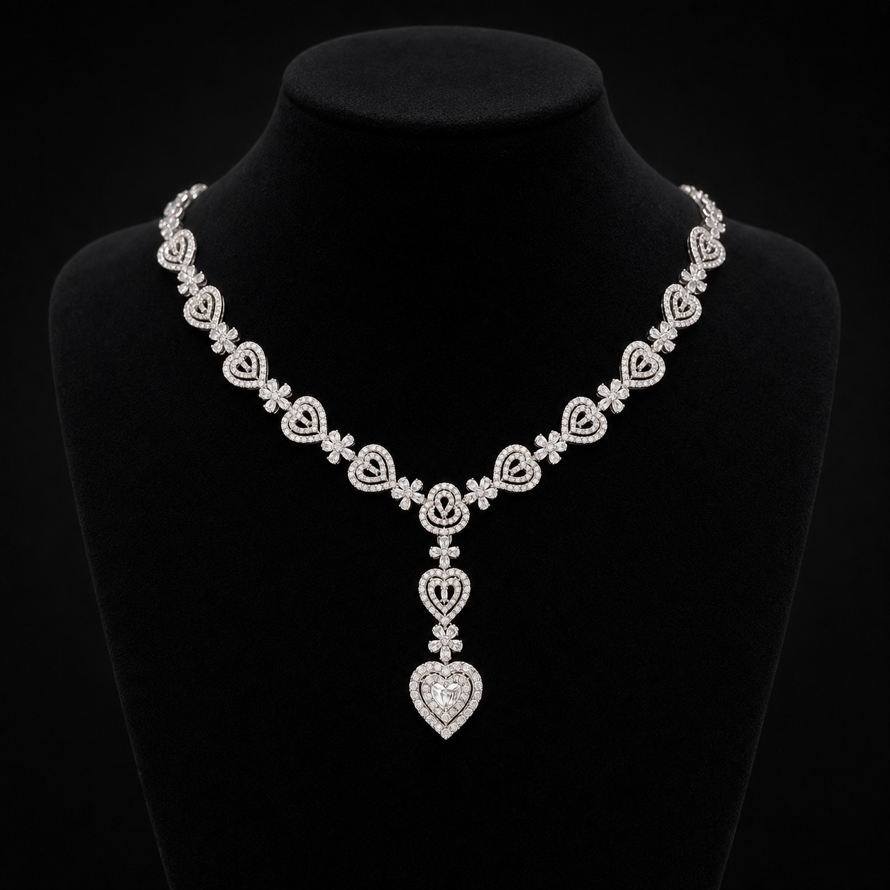 Eternal Heart Diamond Necklace