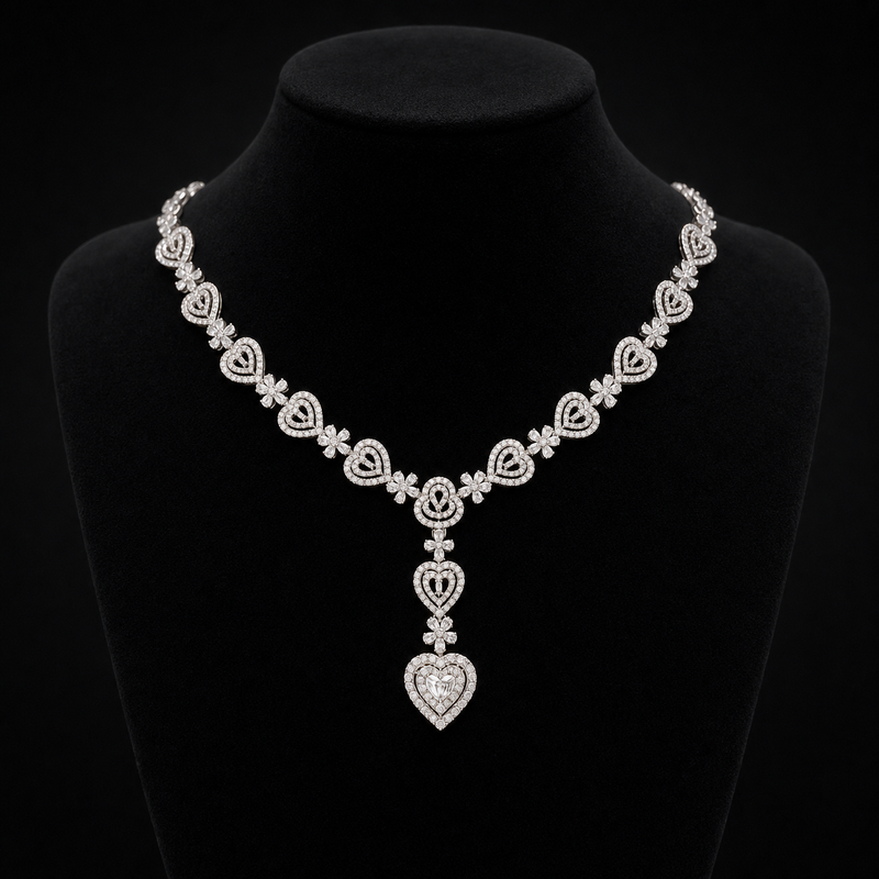 Eternal Heart Diamond Necklace