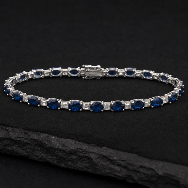 Midnight Sapphire Diamond Bracelet
