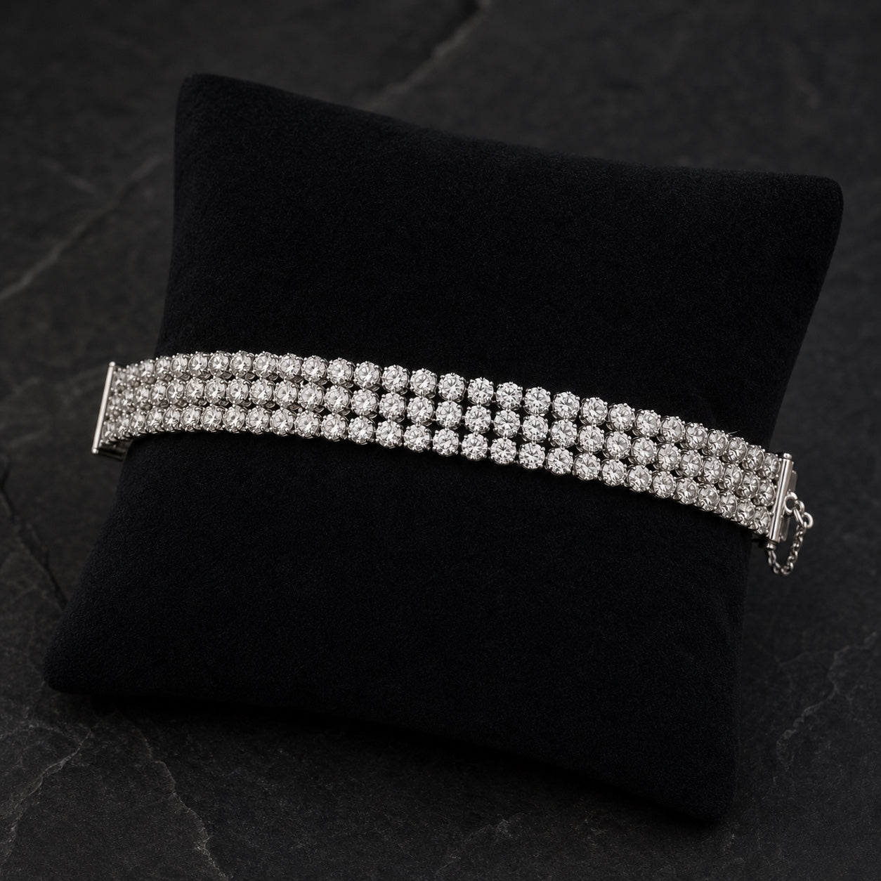 Radiance Multi-Row Diamond Bracelet