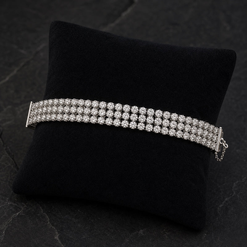 Radiance Multi-Row Diamond Bracelet