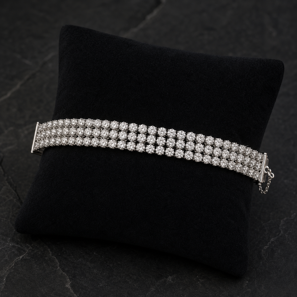 Radiance Multi-Row Diamond Bracelet