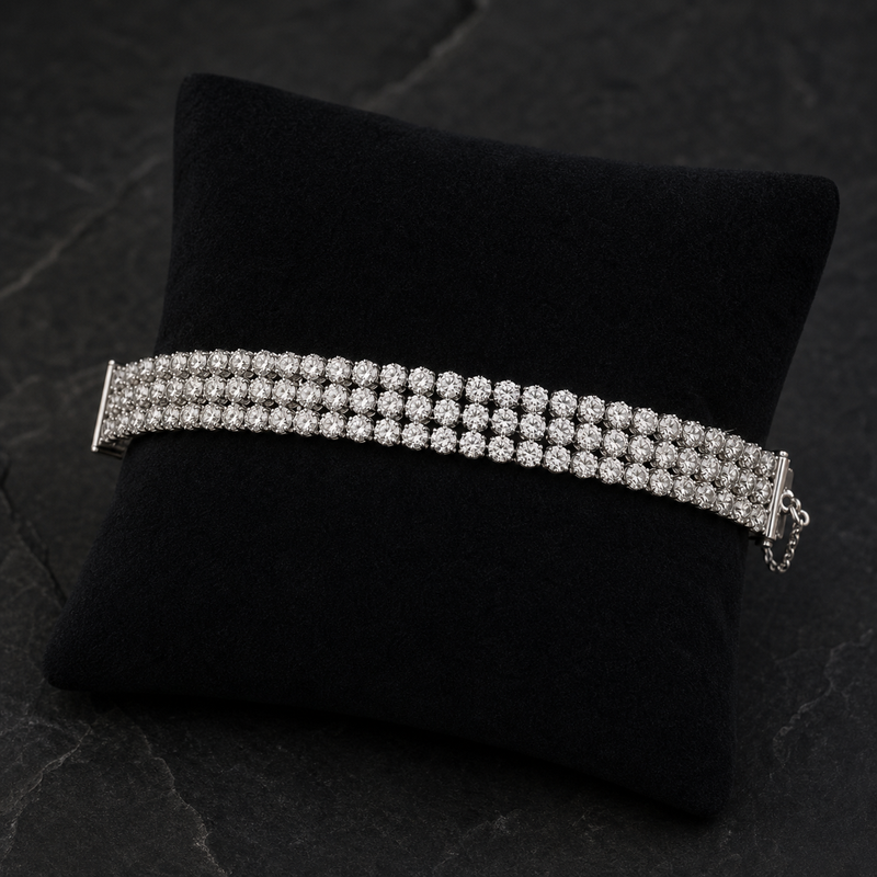 Radiance Multi-Row Diamond Bracelet