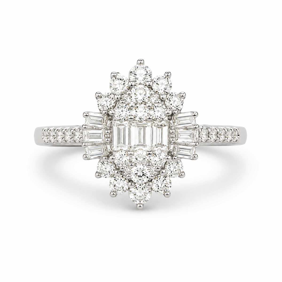 The Seraphina Baguette Diamond Ring