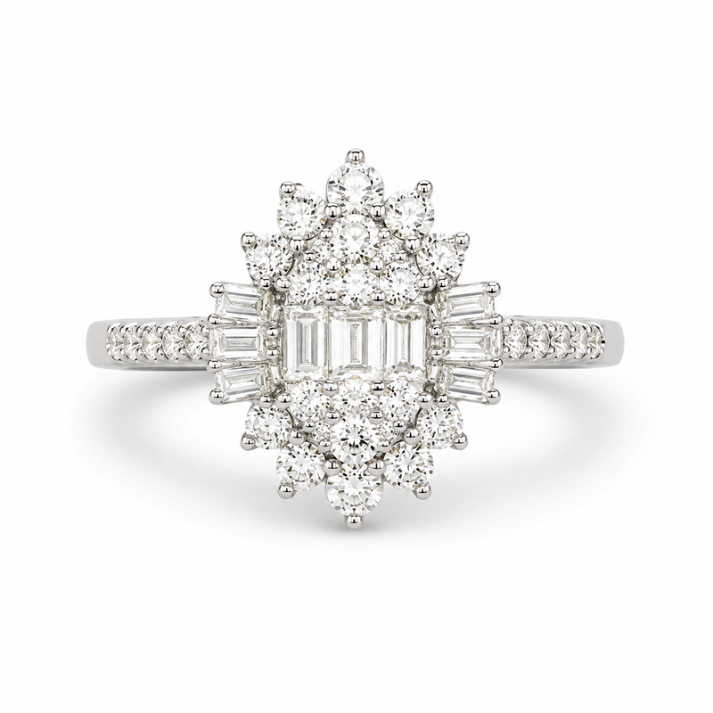 The Seraphina Baguette Diamond Ring