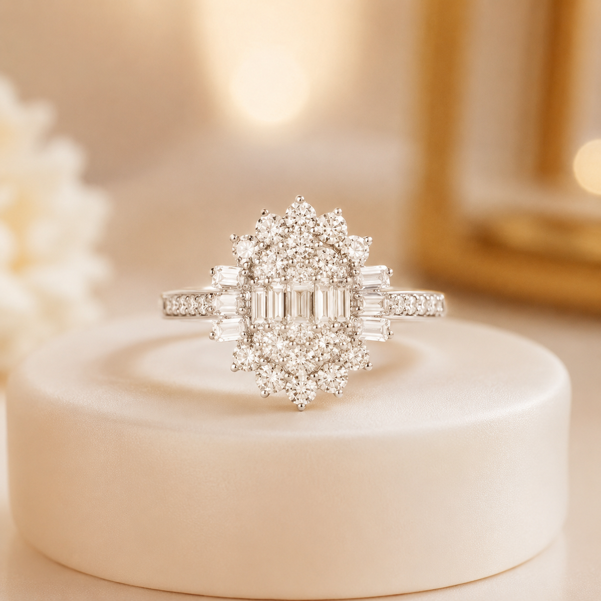 The Seraphina Baguette Diamond Ring