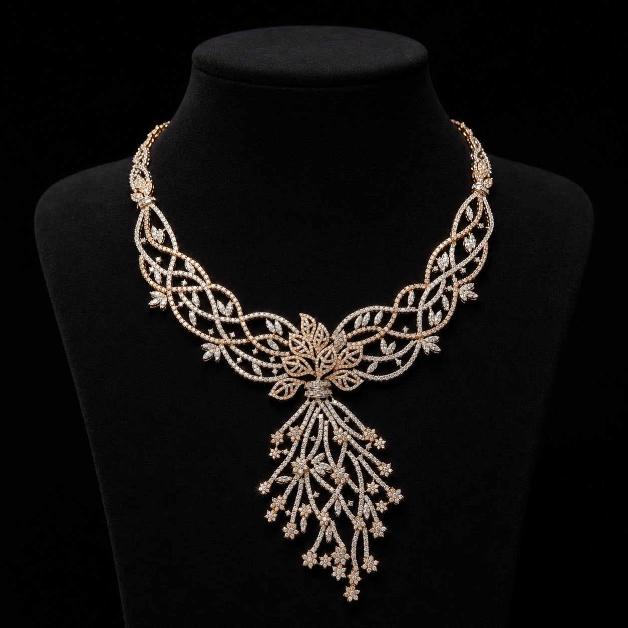 Enchanted Vine Diamond Necklace