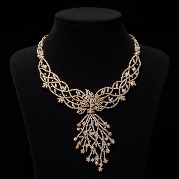 Enchanted Vine Diamond Necklace