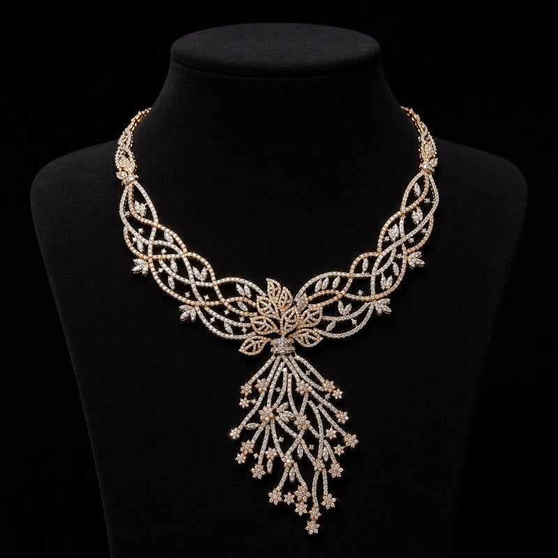 Enchanted Vine Diamond Necklace