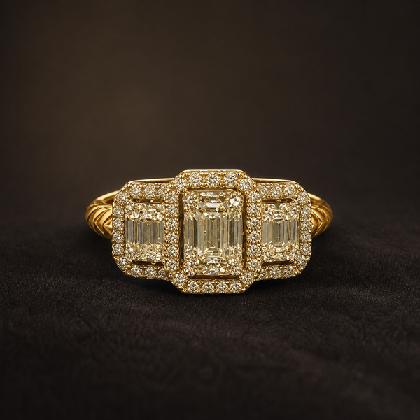 The Éclat Trilogy Diamond Ring